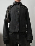 Vintage 65%wool short coat super High Quality Crazy Details Archive