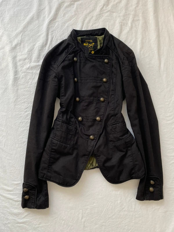 Vintage asymmetrical high quality Military Napoleon jacket