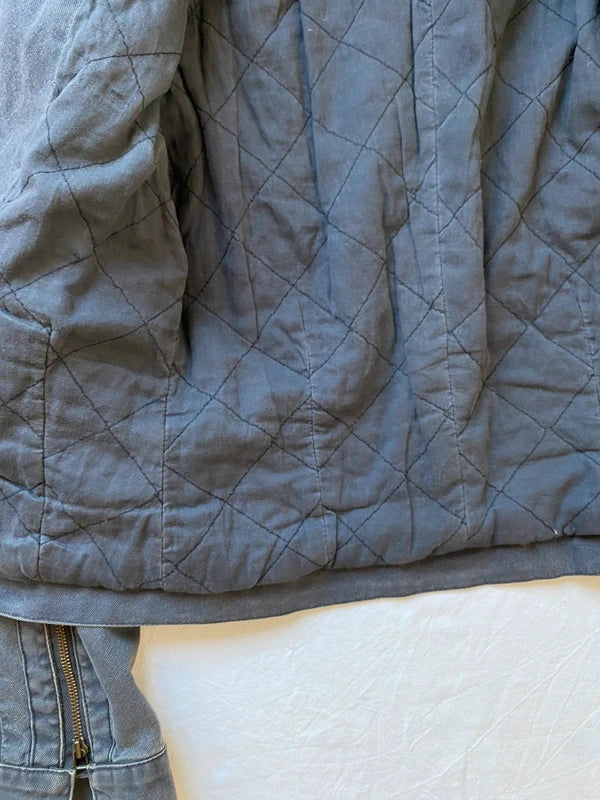Vintage unique asymmetrical buttoned jacket 2 ways of wear