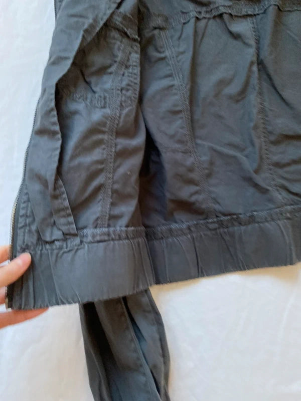 Vintage cotton short light bomber jacket spring summer
