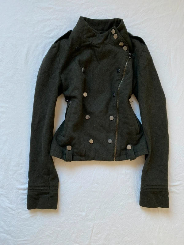 Vintage 51% wool short coat jacket
