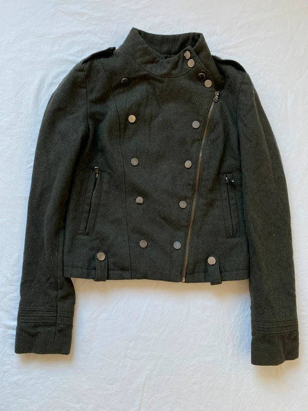 Vintage 51% wool short coat jacket