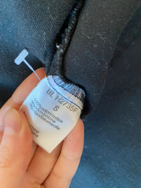 Vintage 100% cotton short light pea coat jacket Metall buttoned spring summer
