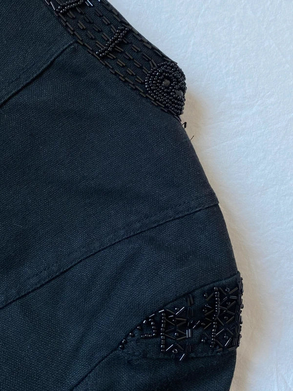 Vintage Asymmetrical Short Blazer Jacket