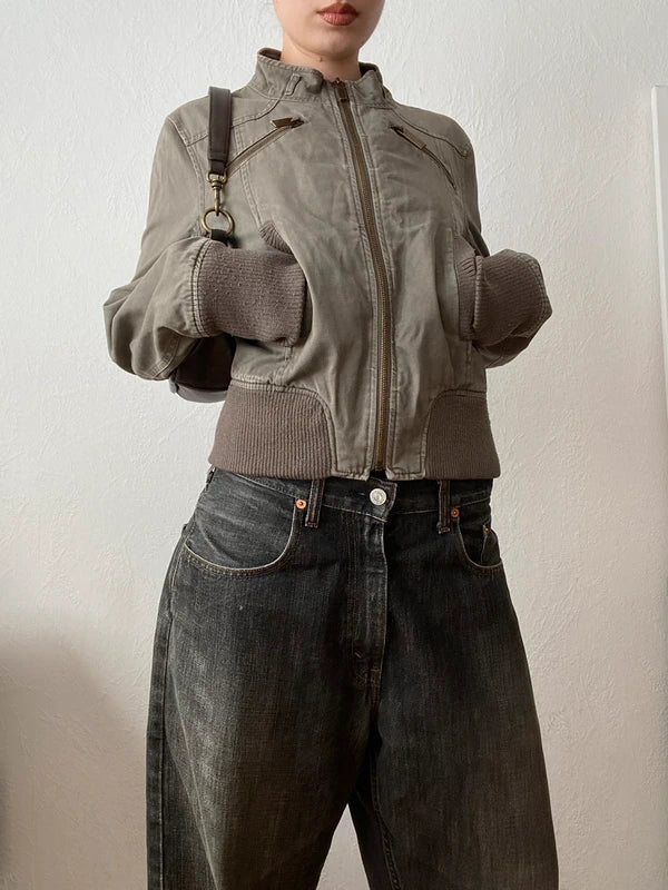 Vintage 100%cotton Short jacket light