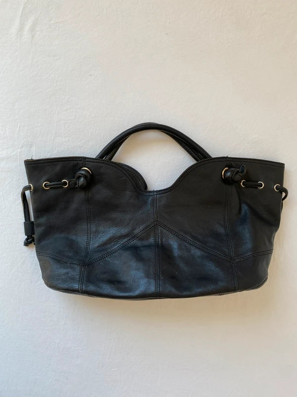 Vintage genuine leather handbag