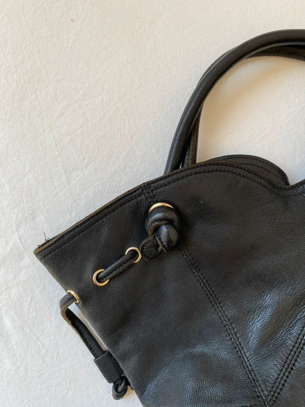 Vintage genuine leather handbag