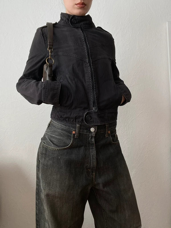Vintage 96% cotton short light jacket