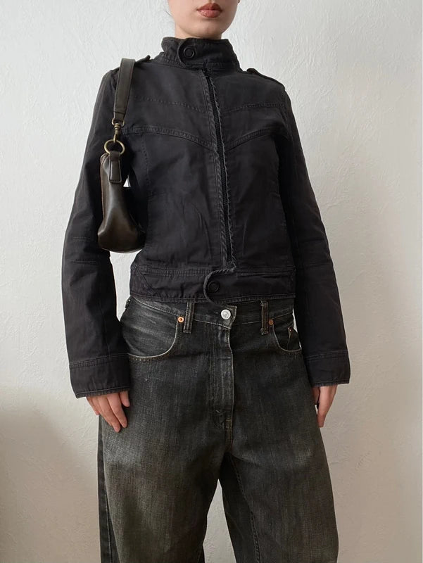 Vintage 96% cotton short light jacket