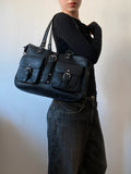 Vintage Shoulder Bag – Archive Japan Stockholm Style - Black