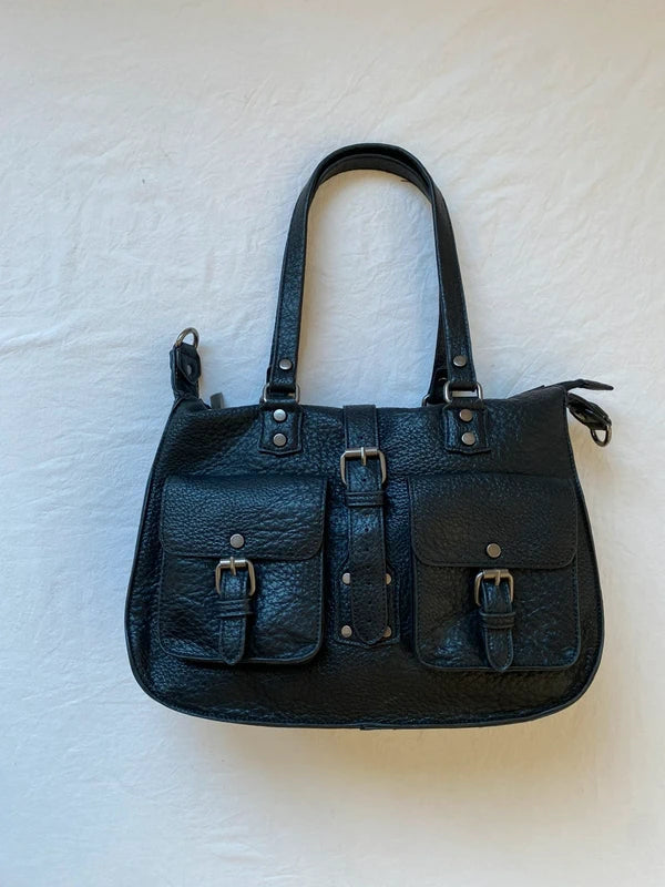 Vintage Shoulder Bag – Archive Japan Stockholm Style - Black