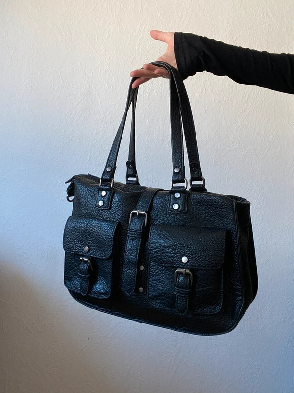 Vintage Shoulder Bag – Archive Japan Stockholm Style - Black