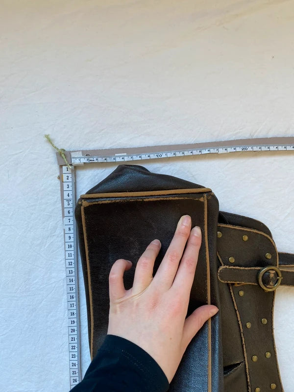 Vintage Genuine Leather Shoulder Bag – Japan Stockholm Style - Brown