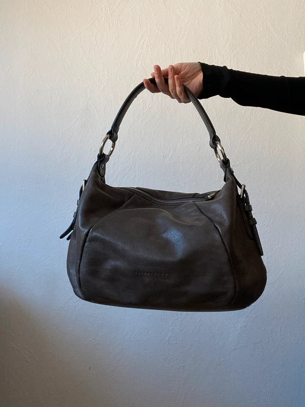 Vintage Coccinelle Genuine Leather Shoulder Bag – Designer Stockholm Japan Style