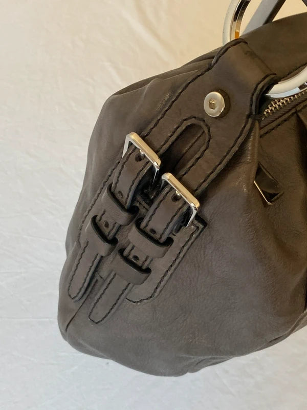 Vintage Coccinelle Genuine Leather Shoulder Bag – Designer Stockholm Japan Style