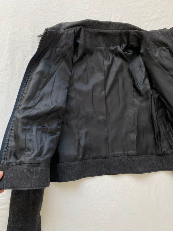 Vintage Cropped Denim Jacket – Archive Avantgarde Japan Stockholm Style