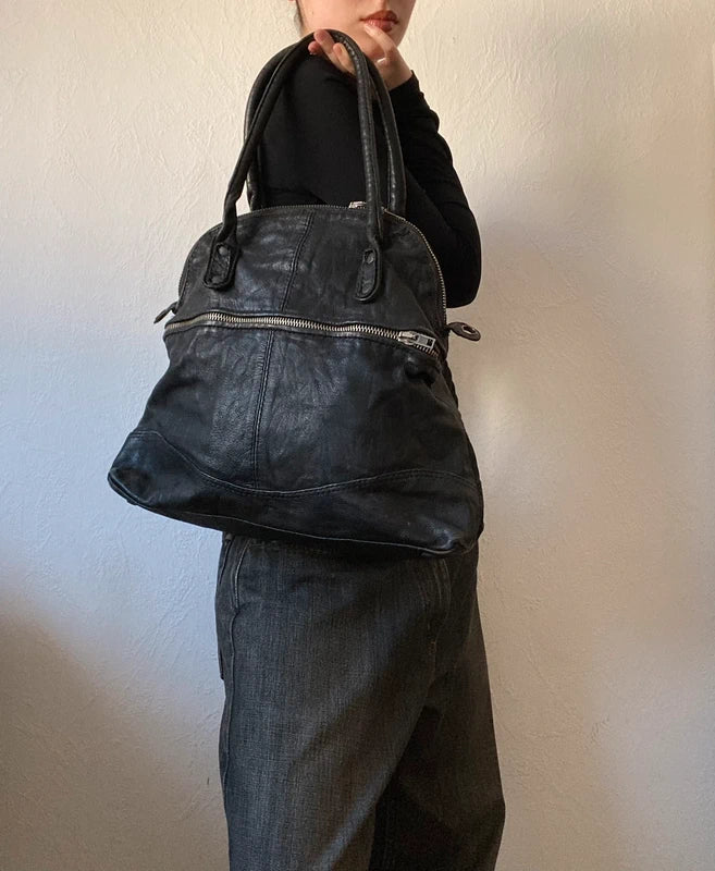 Vintage Vera Pelle Made in Italy Genuine Leather Shoulder Bag – Archive Avantgarde Style