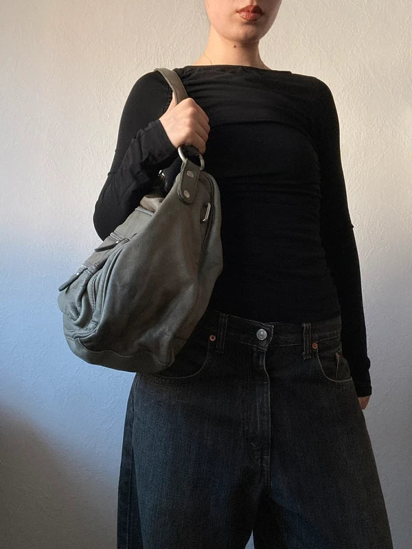 Vintage Fredsbruder Genuine Leather Handbag – Archive Avantgarde Style