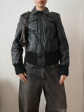 Vintage Sheep Nappa Leather Biker Jacket – Archive Avantgarde Japan Stockholm Style