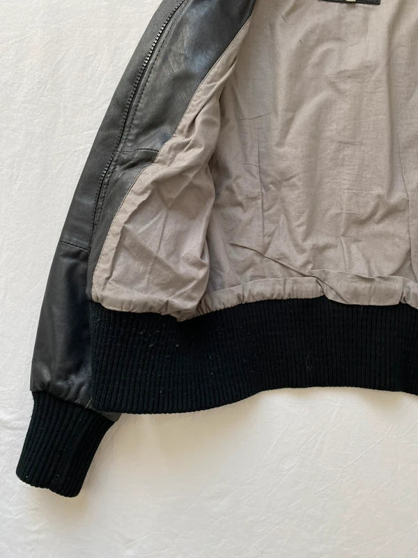 Vintage Sheep Nappa Leather Biker Jacket – Archive Avantgarde Japan Stockholm Style