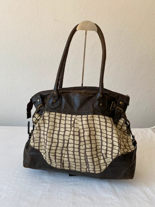 Vintage unique large shoulderbag handbag