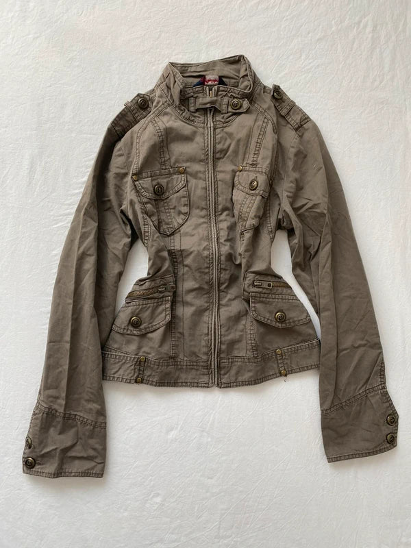 Vintage 100% cotton light short jacket e spring summer