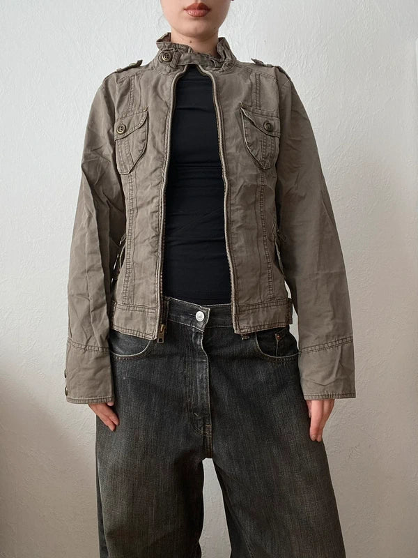 Vintage 100% cotton light short jacket e spring summer