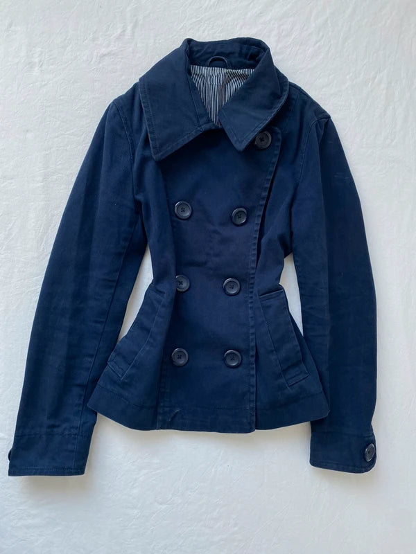 Vintage Cotton Pea Coat – Japan Style Archive Avantgarde