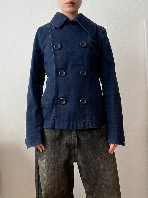 Vintage Cotton Pea Coat – Japan Style Archive Avantgarde