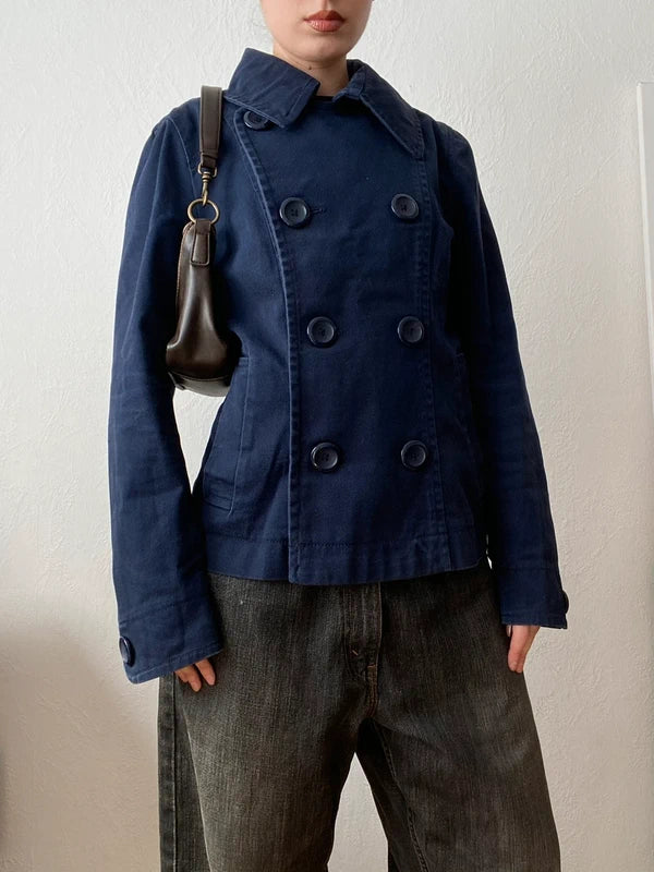 Vintage Cotton Pea Coat – Japan Style Archive Avantgarde
