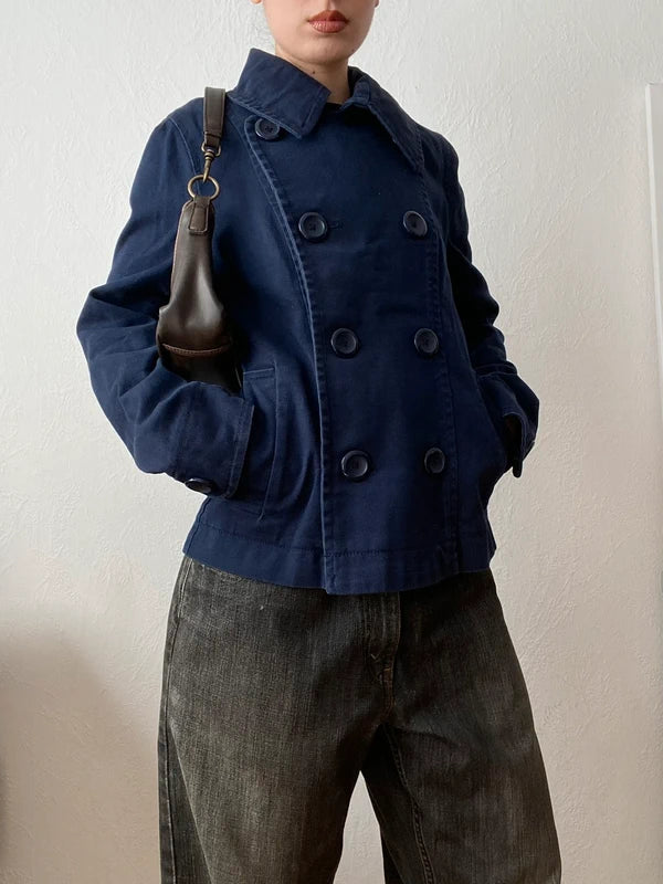 Vintage Cotton Pea Coat – Japan Style Archive Avantgarde