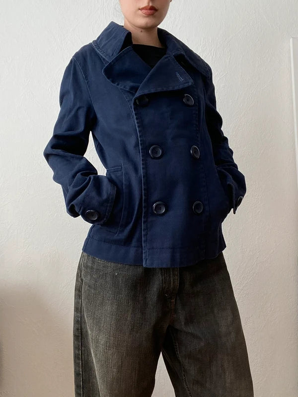 Vintage Cotton Pea Coat – Japan Style Archive Avantgarde