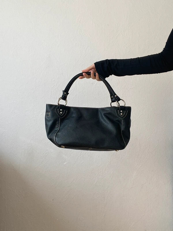 Vintage Small Genuine Leather Shoulder Bag – High Quality Archive Avantgarde Style