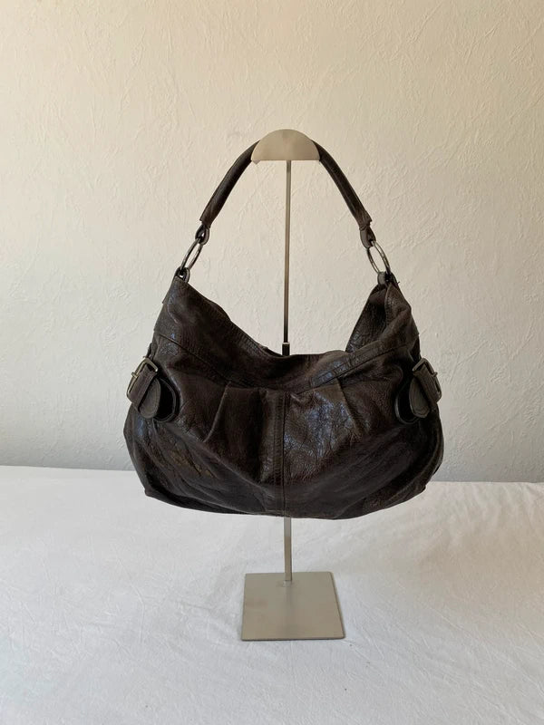 Vintage Designer Genuine Leather Handbag Made in Italy – Archive Avantgarde Style