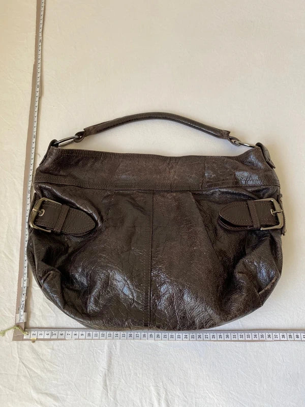 Vintage Designer Genuine Leather Handbag Made in Italy – Archive Avantgarde Style