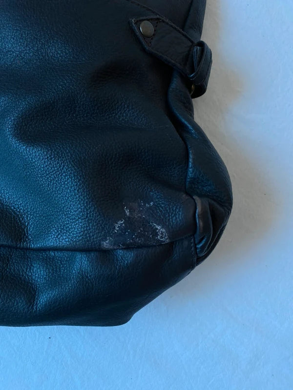 Vintage high quality genuine leather handbag staple
