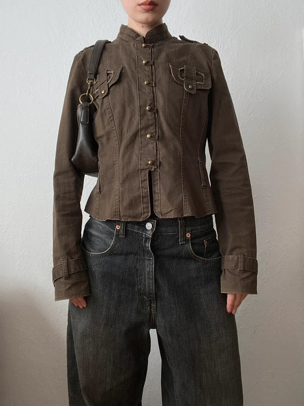 Vintage 100% cotton Short light jacket