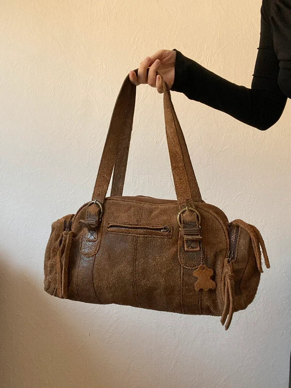 Vintage genuine leather high quality handbag shoulderbag