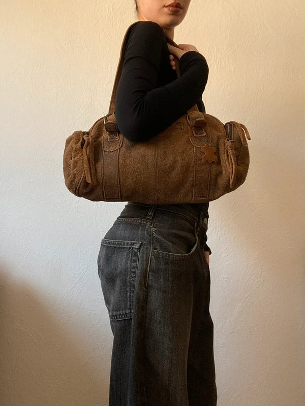 Vintage genuine leather high quality handbag shoulderbag