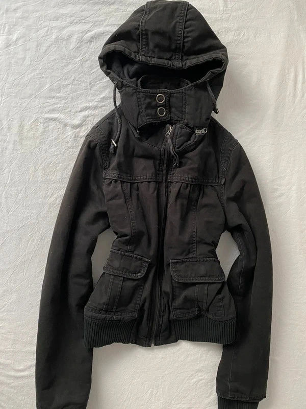 Vintage 100% cotton Bomber Winter jacket Archive Avantgarde japandi Stockholm Style