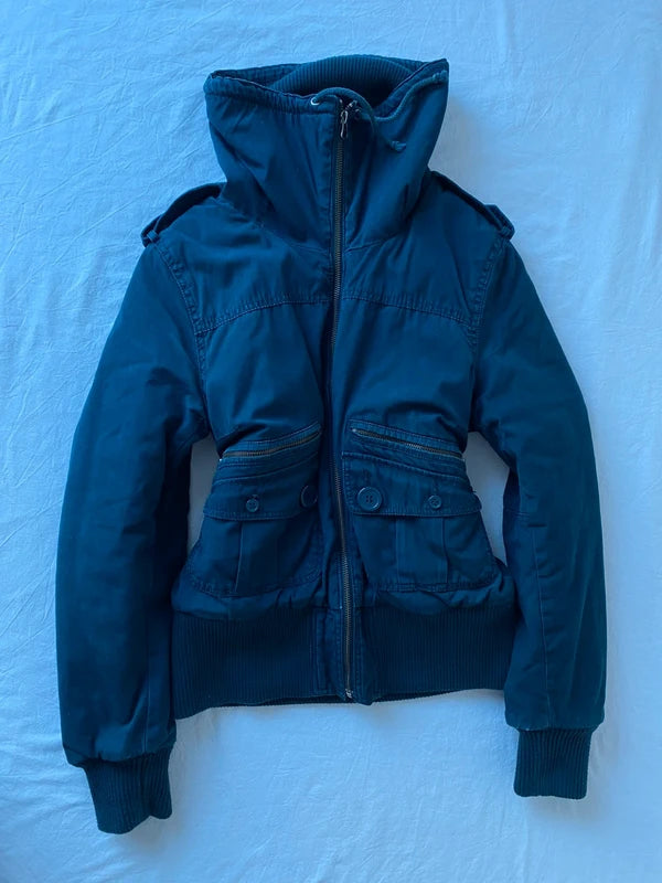 Vintage 100% cotton Short Winter bomber jacket