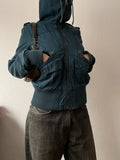 Vintage 100% cotton Short Winter bomber jacket