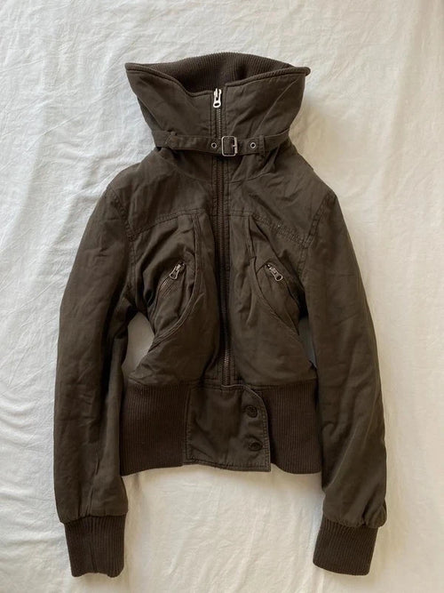 Crazy vintage 100% cotton bomber winter jacket