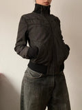 Vintage 100% cotton short bomber jacket Details