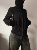Vintage 60% wool high neck short coat fall/winter bomber