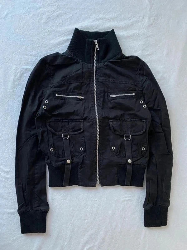 Vintage 100% cotton short snatched waist jacket