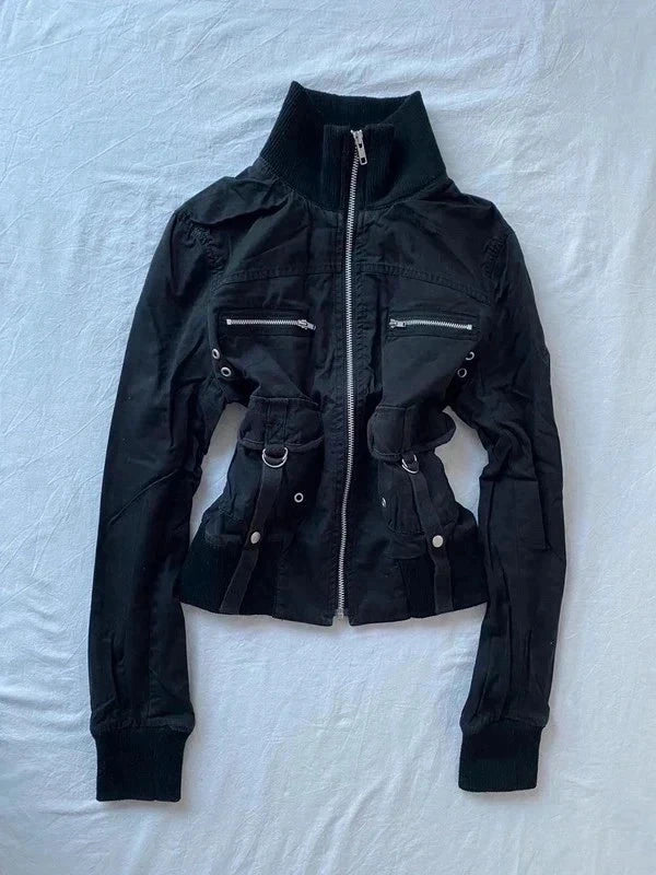 Vintage 100% cotton short snatched waist jacket