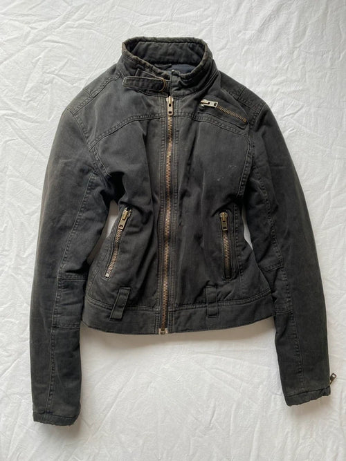 True Vintage 100% cotton short bomber jacket