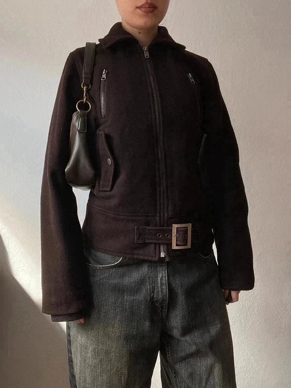 True Vintage 60% wool,high quality short coat diva jacket