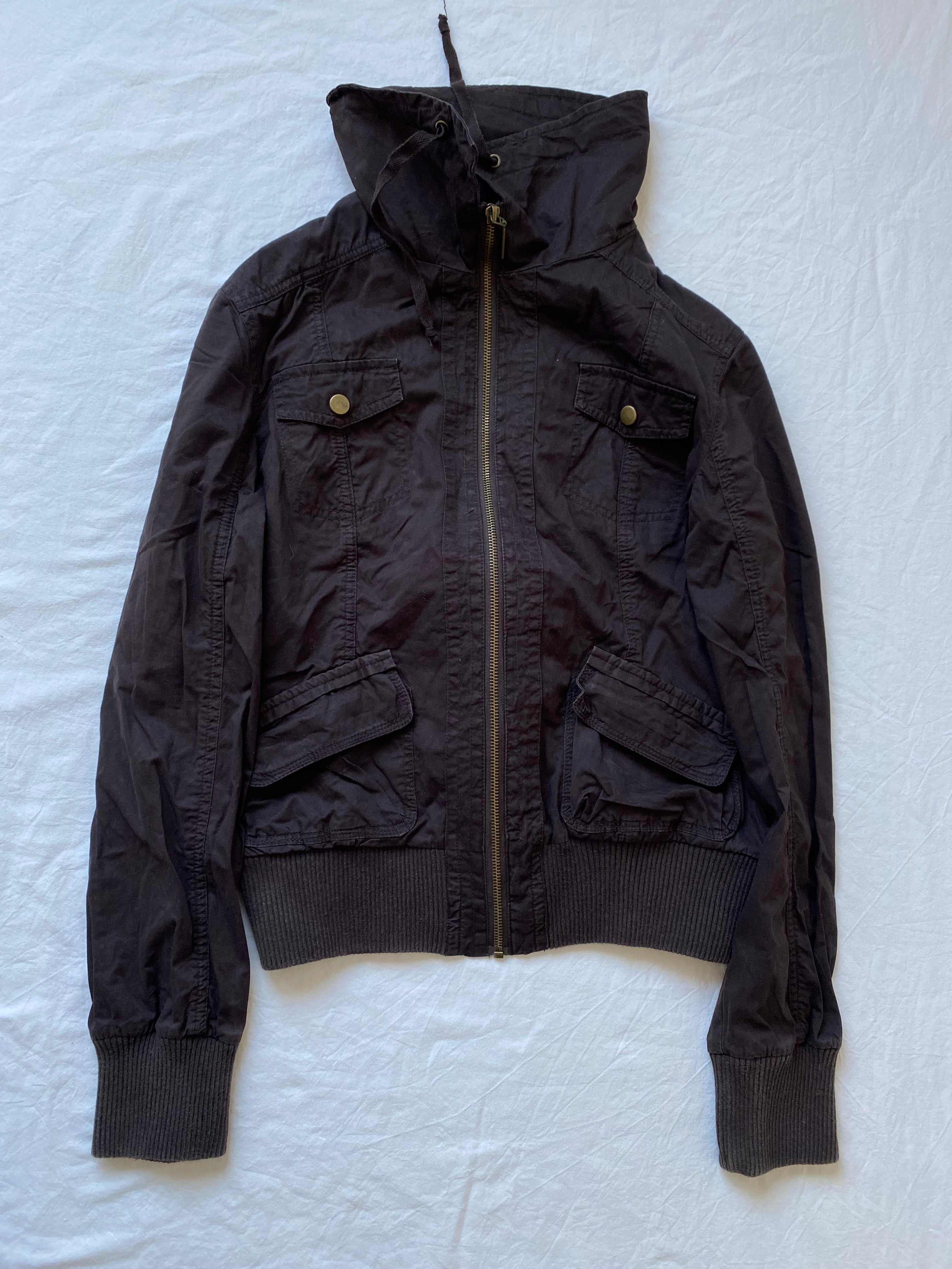Vintage 100% cotton short light bomber jacket spring summer staple